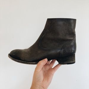 Frye Short Leather Boots